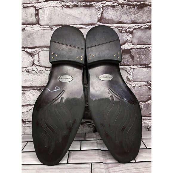 Via Spiga Delano Black Leather Pointed Loafers Dress Shoes Men’s sz 7M US/41.5EU main image 10